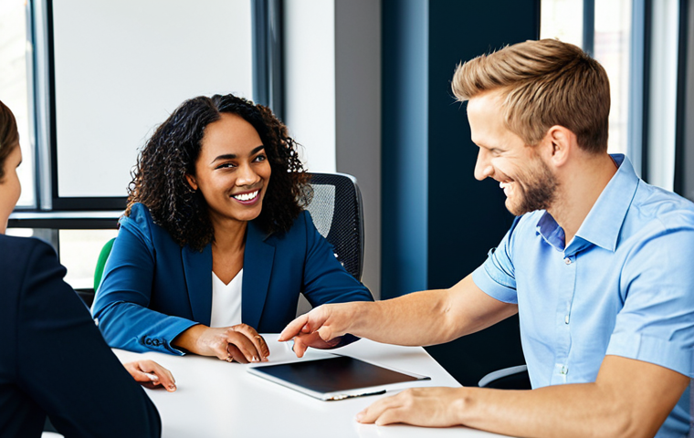 **
"A diverse team of professionals collaborating in a bright, modern office space. Some are at desks, others in a casual meeting area. Everyone is fully clothed in appropriate business attire. Open communication, positive atmosphere, safe for work, family-friendly, perfect anatomy, correct proportions, professional setting, well-formed hands, proper finger count, natural body proportions, high quality."
**